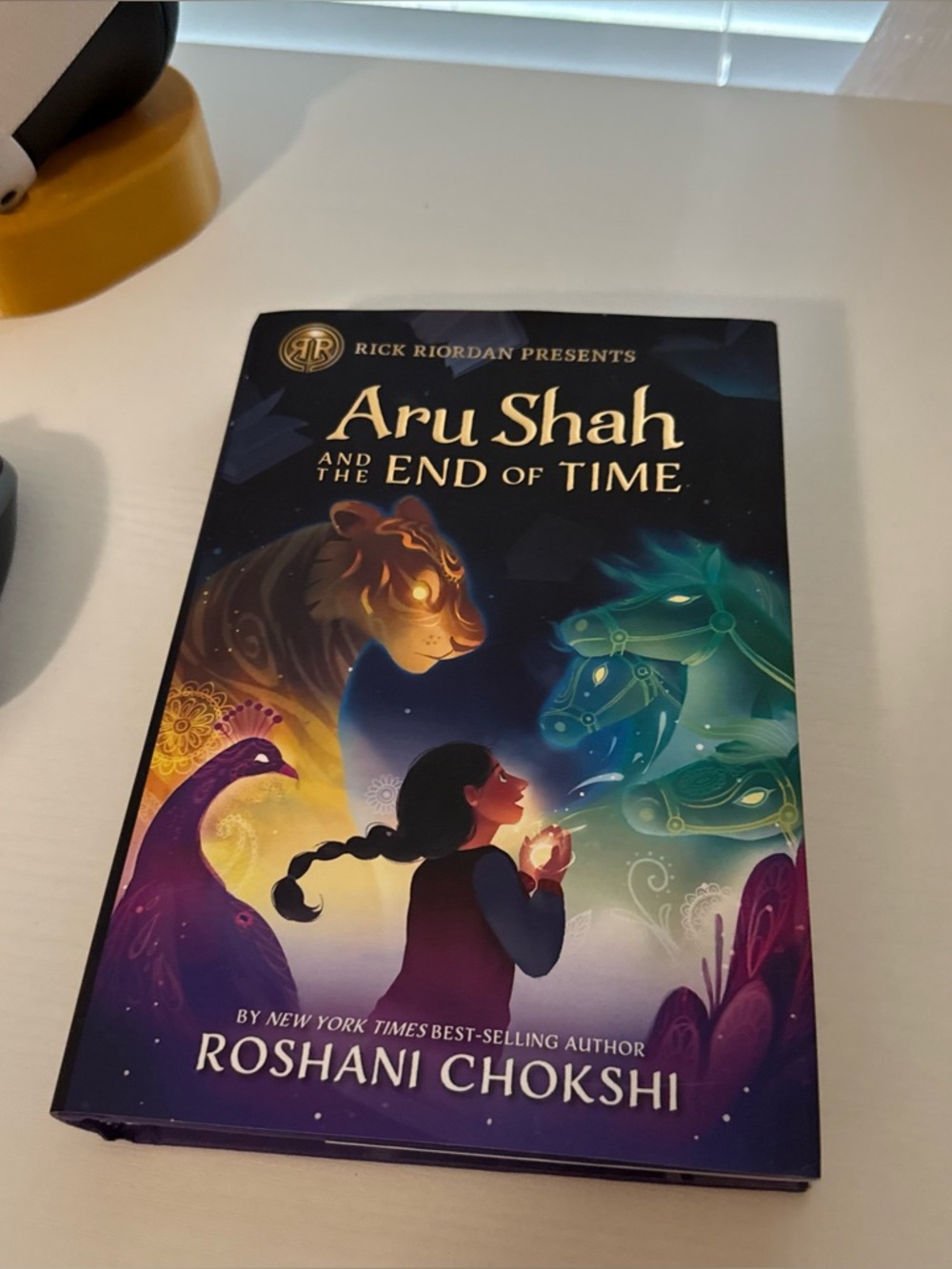 New Aru Shah and the End of Time by Roshani Chokshi - Colorful Hardcover